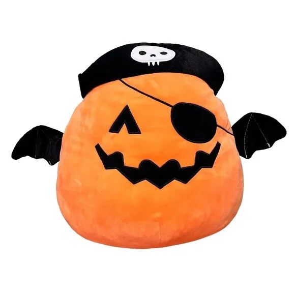 Squishmallow Paxton 16" Halloween Pirate Pumpkin Bat Wings Plush Stuffed Toy - Picture 2 of 10